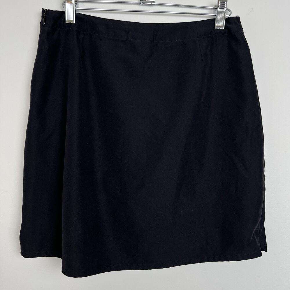 PATAGONIA Duway Skort Womens Sz 6 Black Shorts Pocket Hike Golf Casual Athletic